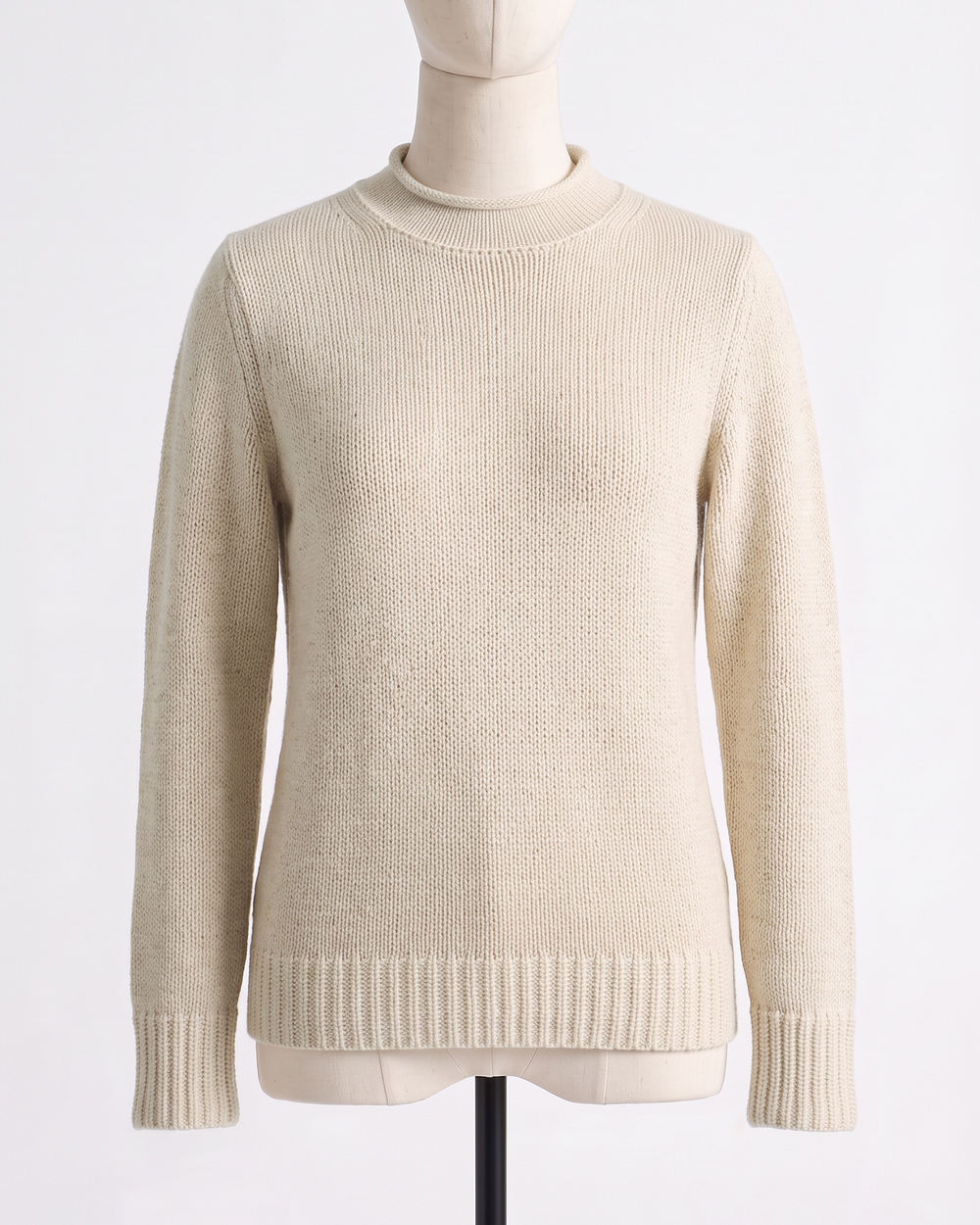 100% Organic Cotton Roll Neck Sweater